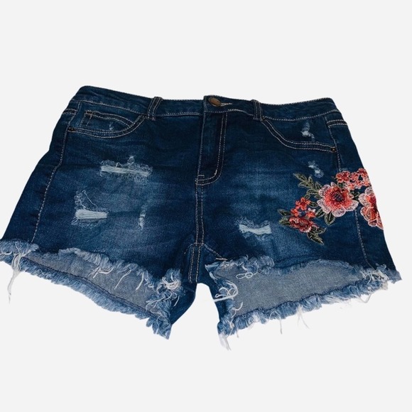 Wax Jean Pants - Wax Jean Womens Jean Shorts Stretch Denim  size S